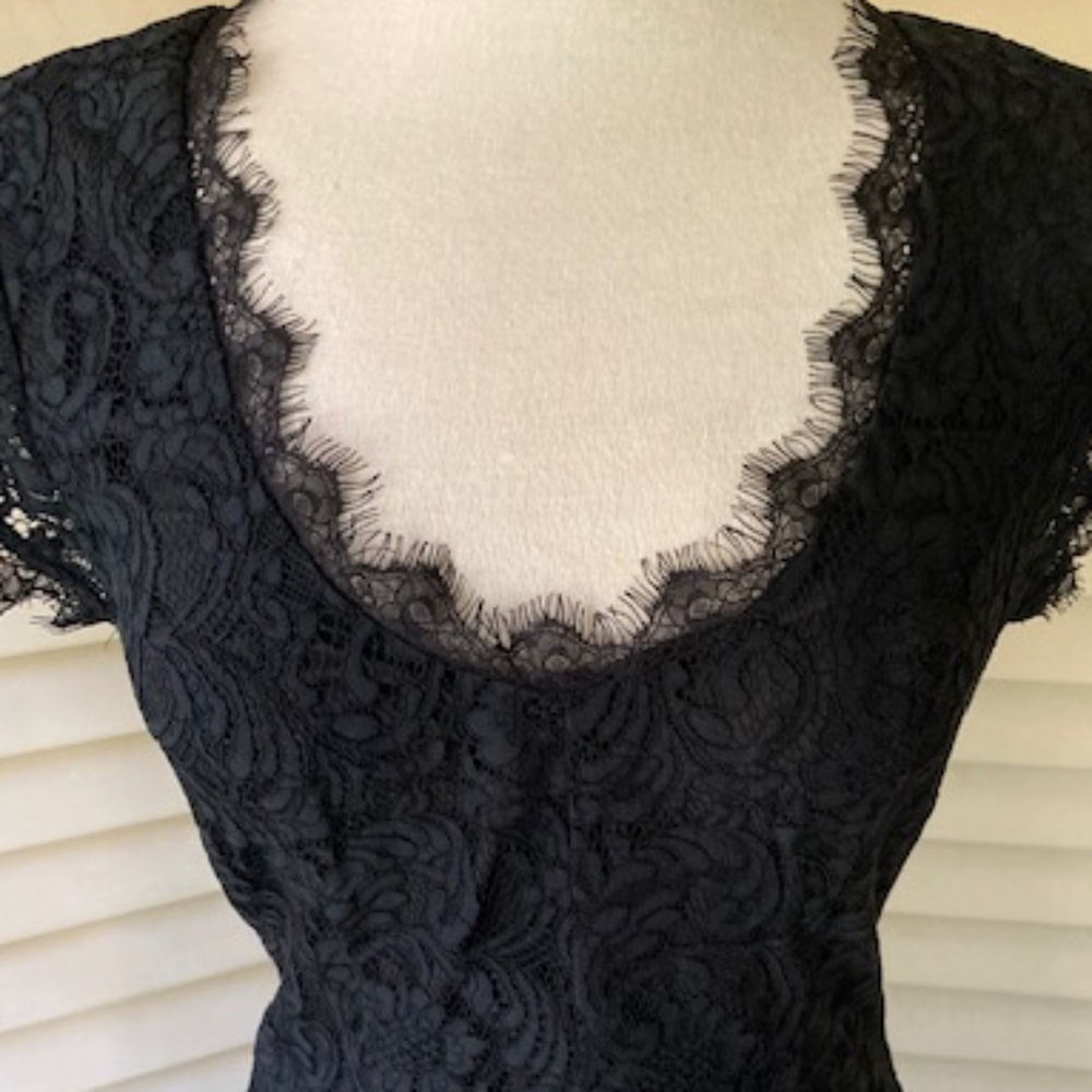 Joie Black Lace Dress - Picture 7 of 16